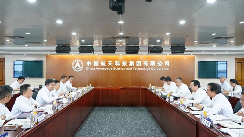 張國華率隊赴京拜訪中國航天科技集團有限公司