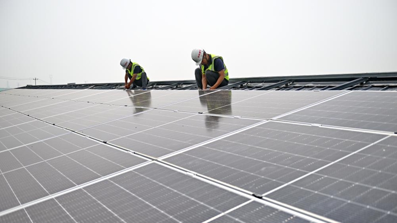 雄安新區：“屋頂綠電”助力建設工地低碳運行