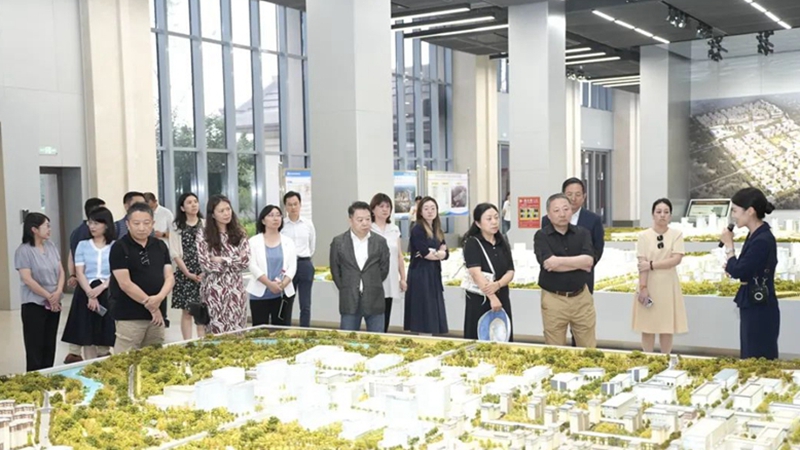 上海市外企及商會代表團參訪雄安新區
